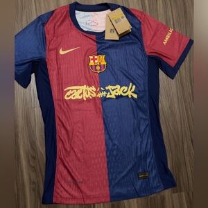 New FC Barcelona x Travis Scott Cactus Jack Home Kit 2024-25 Limited Edition